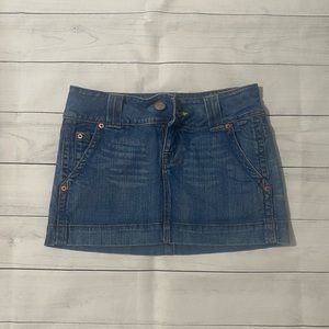 Jean Mini Skirt